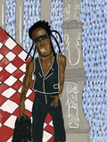 Cool Lenny Kravitz  Fine Art Print